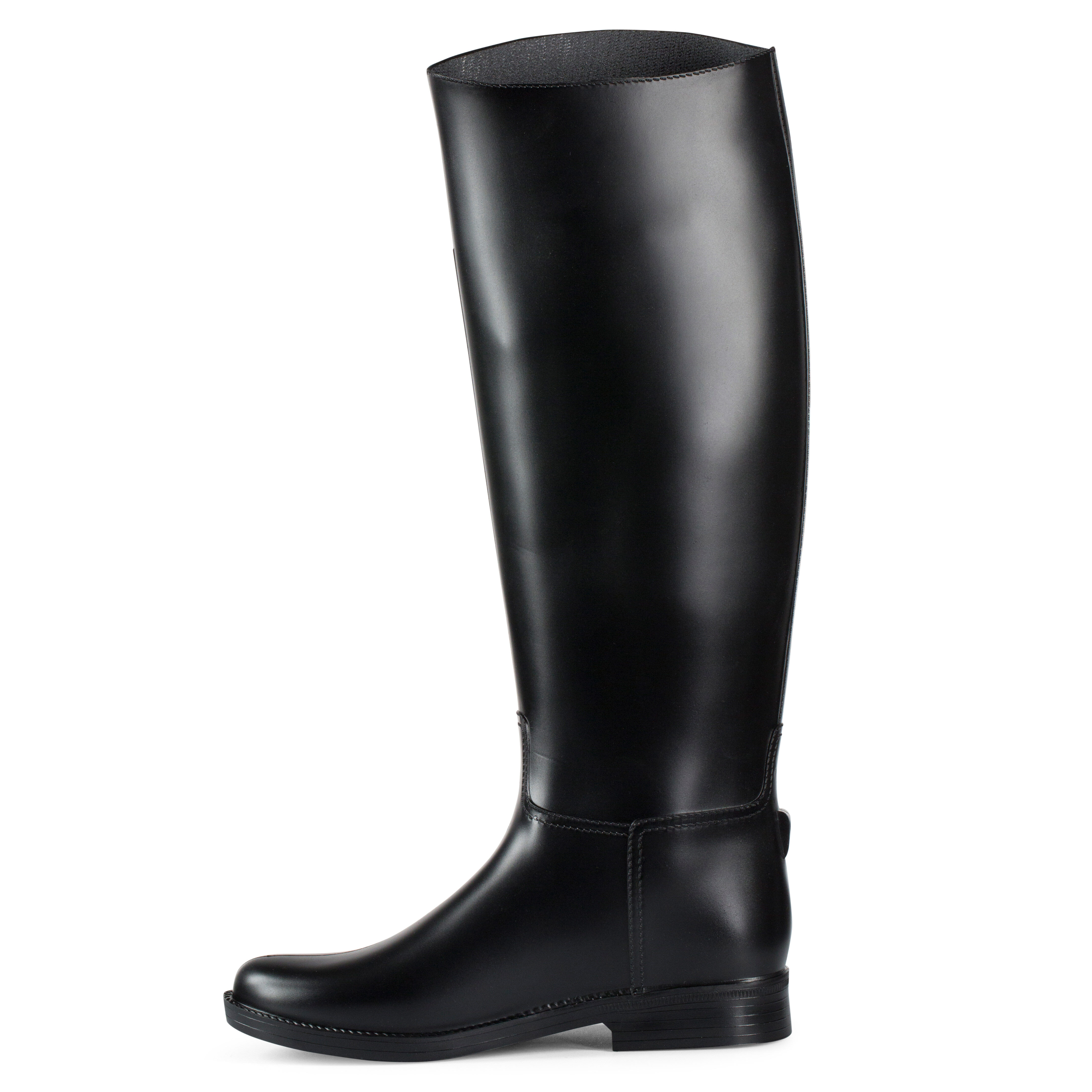 Rubber knee store high boots