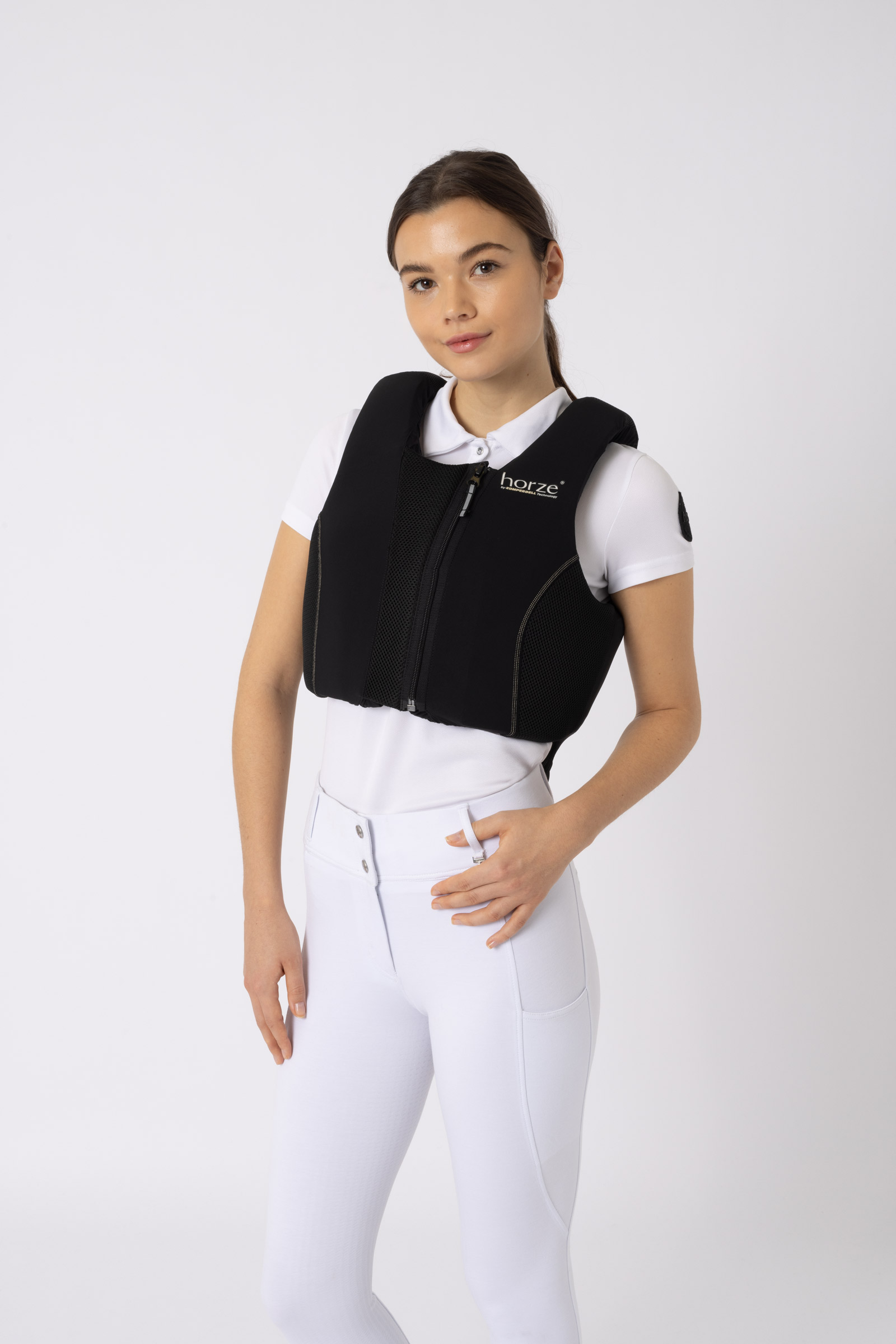 Adults Women Men Horse Riding Safety Vest Protector, Black Soft Thicken Equestrian Safety Vest Bodyguard Protective Gear