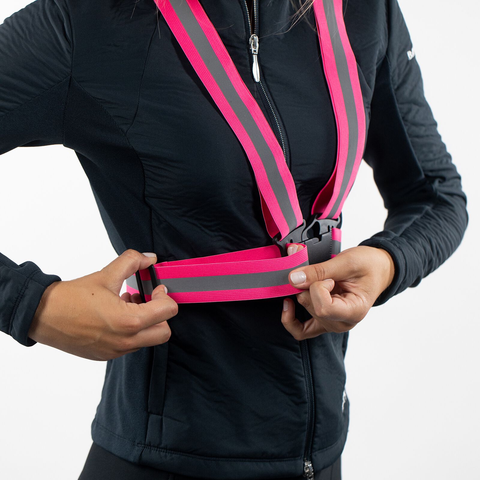 Reflective strap vest best sale
