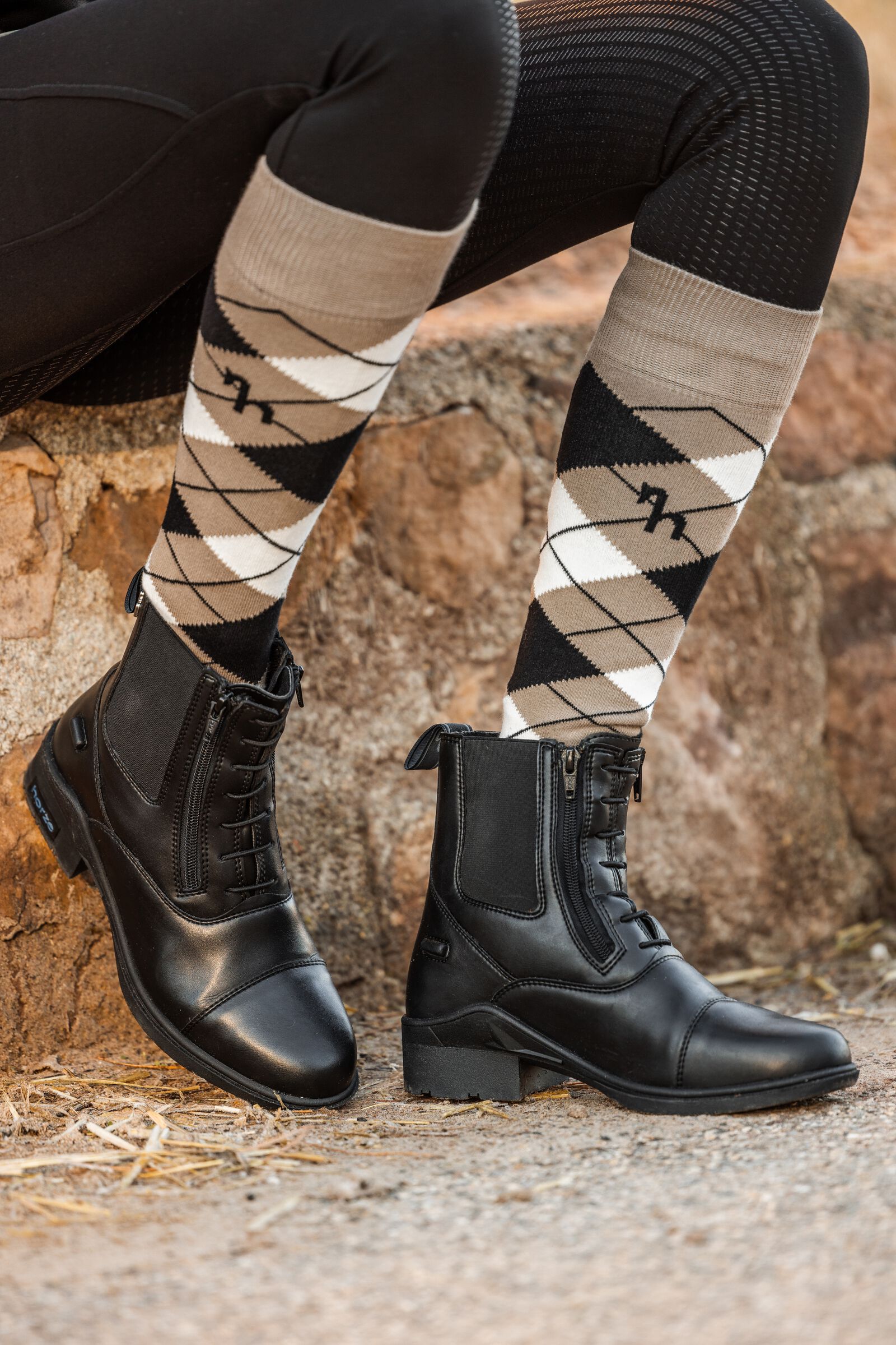 Women's lace up boots with zipper sales