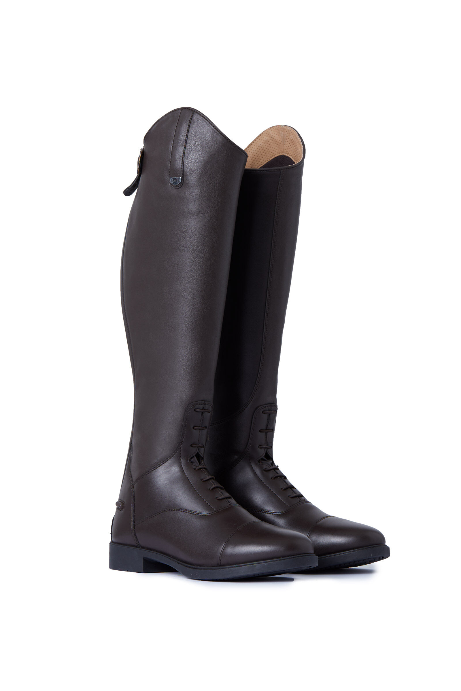 Womens black riding boots size 9 discount